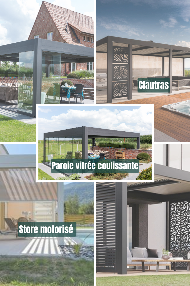 Les options de nos pergolas